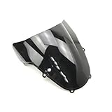 Motorbike Windscreen For GSXR For GSX-R For GSX For R 1000 600 750 For K1 For K2 2000 2001 2002 2003 Motorcycles Double Bubble Parts Windshield Motorbike deflector(Black)