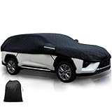 Hail Protector Car Cover for Volvo 940 Estate 1990-1998 Half Custom Car Tarpaulin丨All Weather Garage Waterproof Sun UV Snow with storage bag & Mirror Pocket