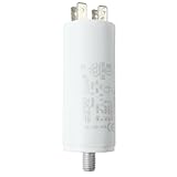 SPARES2GO Start Run Motor Capacitors for Beko Appliances Microfarad 9UF (Spade Connector/Tags)