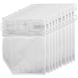 Spares2go Microfibre Cloth Hoover Bags for Vorwerk Kobold VK135 VK136 Vacuum Cleaners (Pack of 10)