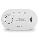 Kidde 5CO Carbon Monoxide Alarm and Detector with AA Batteries - 10 Year Sensor Life CO Alarm for Home