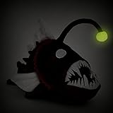 Zappi Co Plush Children's Stuffed Soft Cuddly Plush Toy-Part of Safari Animals Collection, Perfect for Kids (32cm Height) (Angler Fish)