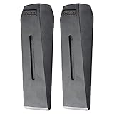 SPARES2GO Log Splitting Wedge Chisel Wood Fire Timber Splitter Maul Spike (2.5KG 6lb, 10", Pack of 2)