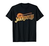 Mandolin Music Country Moon Bluegrass Vintage Gift T-Shirt