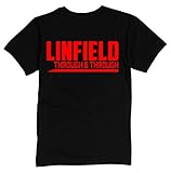 Linfield Through & Through Premium Mens T Shirt XX-Large Black