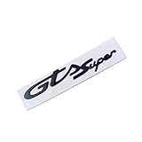Emblem Sticker 3D Decal For Vespa Sprint 150 Primavera150 GTV GTS Super 250 300 Plastic Logo Decorate Motorcycle Accessories(GTV Black)