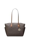 Michael Kors Marilyn Medium Signature Logo Tote Bag Brown