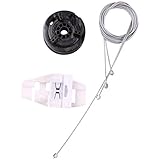 ESC Auto Parts EWR424 Window Regulator Repair Kit Front Left Door Compatible with Renault Modus 2003-2009