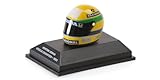 Minichamps 540309027 - Ayrton Senna World Champion 1990 Helmet - 1/8 Scale - Collectible Miniature Model