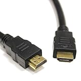 J&S UNIVERSE Jafsal Online 4K Ultra HD 1080P HDMI Flat Cable Lead-Smart HDTV, ARC, gold-plated Ideal for 4K TV/PS3, Compatible with - Xbox, PlayStation, CD/DVD, Home theatre, Projector - 1 Meter