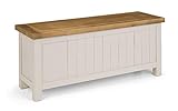 Julian Bowen Aspen Storage Bench - Grey Wash Benches