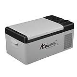 Alpicool EC15 15L Compressor Car Fridge Freezer, DC 12v Camping Refrigerator, Portable Mini Cool Box for TruckCampervanRVBoat, -20℃ to 20℃, Rechargeable(Battery not included)