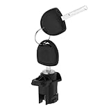 VGOL 1 Set Front Left Driver Door Lock Cylinder with 2 Keys Replacement Part 172371096 Compatible with Vauxhall Corsa D 2006-2014