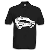 Leo 2 A6 Tank German Army Leopard Combat Tank Tank #14256 - Black - XXXXX-Large