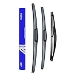 Vipa Car Parts Premium Wiper Blade Set | fits: MAZDA CX-3 SUV (May 2015 to Apr 2020) | All-Weather Performance | Durable, Streak-Free Windshield Wipers | Easy Installation