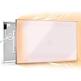 Coldfighting 180W Far Infrared Panel Heater Electric Heater Panel Wall Mounted/Ceiling Mounted, Suitable for Use Under Desk,Living Room, Bedroom CO2-Free Energy Efficient Electric Heater