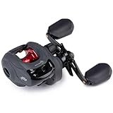Fox Rage Warrior Baitcaster Reel, Low-Profile, Lightweight Body, 236g, 5 Ball Bearings, Line Capacity 105m/0.35mm, EVA Handle, Code NRL043.