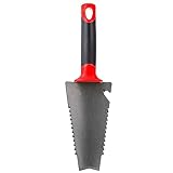Radius Garden Root Slayer Carbon Steel Hand Shovel, Red, Trowel