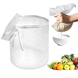 Ftrule Bubble Bag 2 Gallon 220 Micron, Bubble Mesh Bags, Filter Bag, Zipper Bag, Reusable Filter Bag, for Herb Extraction and Production, Juice Wine, Jam