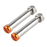 Foot Peg FootRest Footpeg Pedal Pins For K.T.M 625 640 690 950 990 1090 1190 1290 Duke SM SMR SMC Adventure Supermoto Super Duke(Orange)