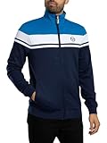 Sergio Tacchini Men's Damarindo Track Jacket, Directoire Blue/White/Maritime Blue, L