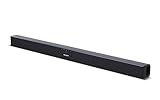 Sharp HT-SB140(MT) 2.0 Soundbar, 150W Slim Wireless Bluetooth Soundbar for TV and Device Streaming with HDMI ARC/CEC, Aux and Digital Optical-In, Wall Mount or Table Top Sound Bar - Black