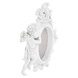 Ciieeo Angel-themed Photo Frame Resin Desktop Ornament Vintage Decor Cherub Frame for Home Decor
