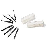 Classic Yankee Style Push Drill Replacement Bits - Spare Set of 8 Double Fluted Hand Drill Bits, Fits Most Old Stanley Models - No Chuck Needed, Ideal for Tight Spots by Kings County Tools