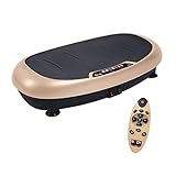 Body Sculpture BM1491 Ultra-Slim Vibration Trainer | 30 Speed Levels | Remote Controllable | Track Your Progress, Rose Gold