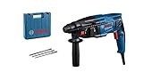 Bosch Professional GBH 2-21 Hammer Drill (230 V, with SDS Plus, incl. 3X SDS Plus Drill bits (6/8/10 mm), Auxiliary Handle, Machine Cloth, Depth Stop, Carrying Case)