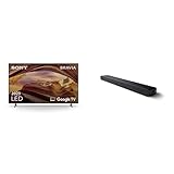 Sony BRAVIA, KD-55X75WL, 55 Inch, LED, Smart TV, 4K HDR, Google TV, ECO PACK, BRAVIA CORE, Narrow Bezel Design HT-A3000 3.1 channel Dolby Atmos® Soundbar