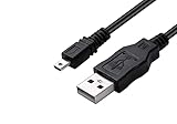 iTechCover USB Cable Charging Cord/Charger Power Lead Wire Compatible with PANASONIC AG-HVX200 / AG-HVX200A CAMERA / (1.5m / 4.92ft)