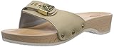 Scholl Women Pescura Wedge Sand Clogs, Beige, 5 UK / 38 EU
