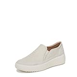 Vionic Women's Kearny Sneaker, Cream Leather, 7 UK
