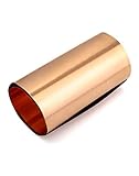 QWORK® 0.1mm Copper Sheet Roll, 99.9% Pure Copper Metal Sheet Foil - 0.1mm x 20cm x 1M (0.004" x 8" x 39.5")