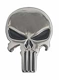 GBJUK Punisher Skull Pin Lapel Badge with Butterfly Clasp Back
