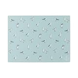 Cooksmart Coastal Birds Glass Worktop Saver | British Designed Tempered Glass Chopping Board | Heat-Resistant Kitchen Protector | Coastal Gulls & Puffins Print | Stylish & Durable Worktop Protection
