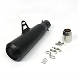 YFBH 51mm Motorcycle Exhaust Pipe For H&onda For CB650 For CB 650 Exhaust Muffler Pipe Silencer With Network Escape Moto Exhaust Pipe(Color 3)