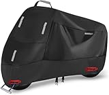 Motorbike Cover Windproof Motorcycle Cover for Yamaha RD 400, with Lock Holes, UV & Wind Resistant, Anti-Scratch.