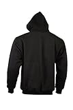 Bikers Gear Unisex 07753_9 The CrossFire Black Kevlar Motorcycle Hoodie Jacket CE Protection Australian, Black, S EU