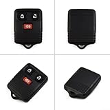 Replacement Keyless Entry Remote Shell Case for 3 Button Car Key Fob Compatible with F150 F250 F350 Explorer Escape Sport Trac 1998 2009