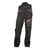 Oregon Fiordland Pro Chainsaw Trousers, Type A, Professional Class 1 Chainsaw PPE Clothing, Adjustable with Premium 20m/s EN ISO 11393-2 Cutting Protection for Men & Women - Size M