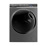 Haier I‑Pro Series 7 Plus 11kg Freestanding Washing Machine, 1400 RPM, A Rated, Direct Motion Motor, Wi‑Fi & hOn App, Smart AI, Anti-Bacterial Treatment, Anthracite, 60x69x85 cm - HW110-B14979S8EU1