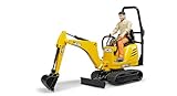 Bruder Bworld JCB Micro Excavator 8010 CTS and Construction Worker (Colours may vary)