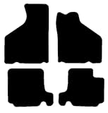 AUTOSTYLE Car Mats Tailored For Mini Classic (Mpi) With Airbag 1997-2001 Black Basic Carpet