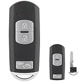 3 Buttons Car Key Fob For Mazda 3 CX-3 CX-5 CX-7 CX-9 6 5 Tourer MX-5 Key Fob Case Replacement with Uncut Blade