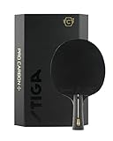 STIGA Pro Carbon + Table Tennis Bat, 5-Star Professional Table Tennis Bat for Advanced Offensive Players, ITTF Approved, Touch Carbon Technology