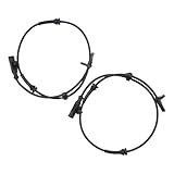 HouYeen Pack of 2 Front Left and Right ABS Wheel Speed Sensors for Citroen C1, Peugeot 107, Toyota Aygo 2005-2014