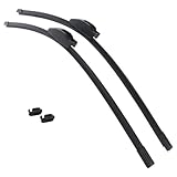 XYZ Parts Front Exact Fit Aero Windscreen Wiper Blades Pair Set Compatible with LDV Cub Van 1998-2002 24" 60 cm 24" 60 cm Replacements
