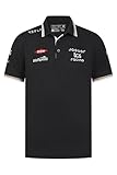 Jaguar TCS Racing Men's Black Polo (UK, Alpha, S, Regular, Regular)